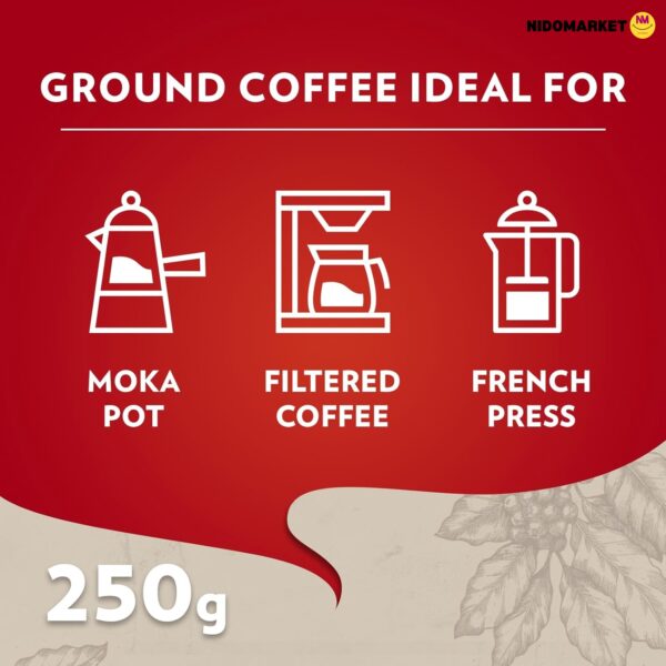 قهوه لاوازا روسا 250 گرم وکیوم Lavazza Rossa
