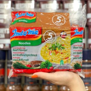 نودل گوشت اندومی اصل بسته 5 عددی Indomie Beef