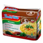 نودل گوشت اندومی اصل بسته 5 عددی Indomie Beef
