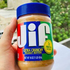 کره بادام زمینی جیف مدل کرانچی 454 گرم Jif