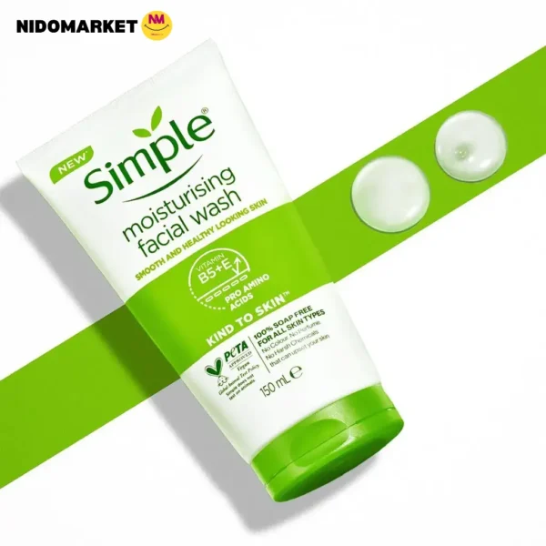 شوینده صورت سیمپل Moisturising facial wash
