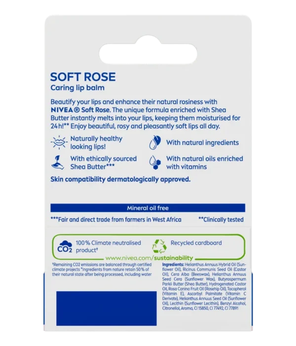 بالم لب SOFT ROSE نیوا