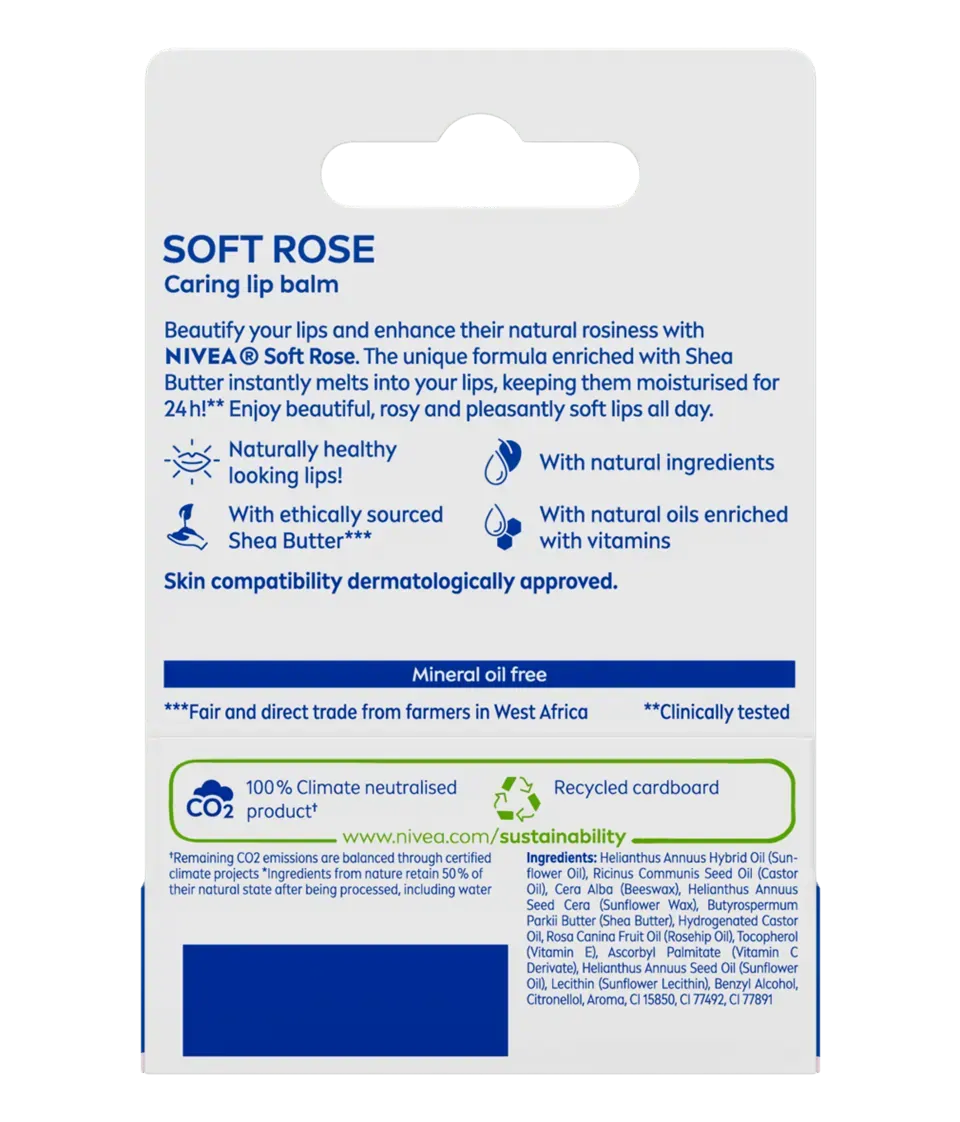 بالم لب SOFT ROSE نیوا
