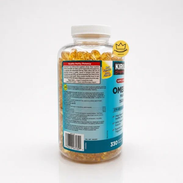 سافت ژل امگا 3 کرکلند Fish Oil 1300 mg 330 عددی نیدومارکت