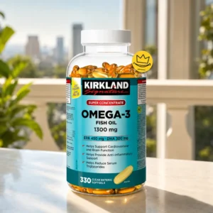 سافت ژل امگا 3 کرکلند Fish Oil 1300 mg 330 عددی نیدومارکت