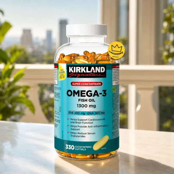 سافت ژل امگا 3 کرکلند Fish Oil 1300 mg 330 عددی نیدومارکت