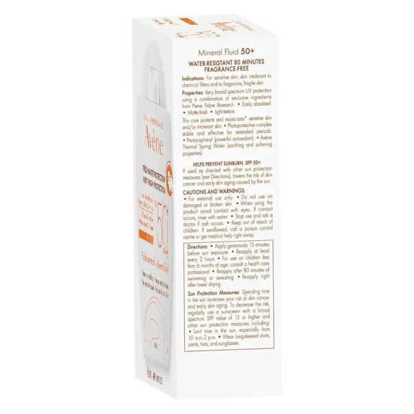 فلوئید ضدآفتاب مینرال اون SPF 50 پلاس 40 میلی‌لیتر