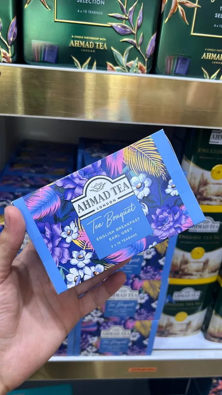 خرید چای تی بوکه احمد تی مدل English Breakfast و Earl Grey - بسته 20 عددی اورجینال تصویر محصول نیدومارکت