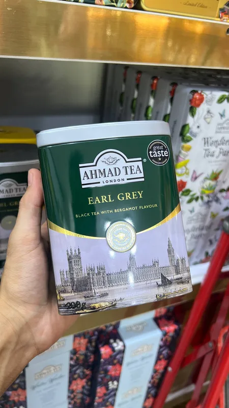 خرید چای احمد ارل گری قوطی فلزی Earl Grey - وزن 200 گرم اورجینال تصویر محصول نیدومارکت