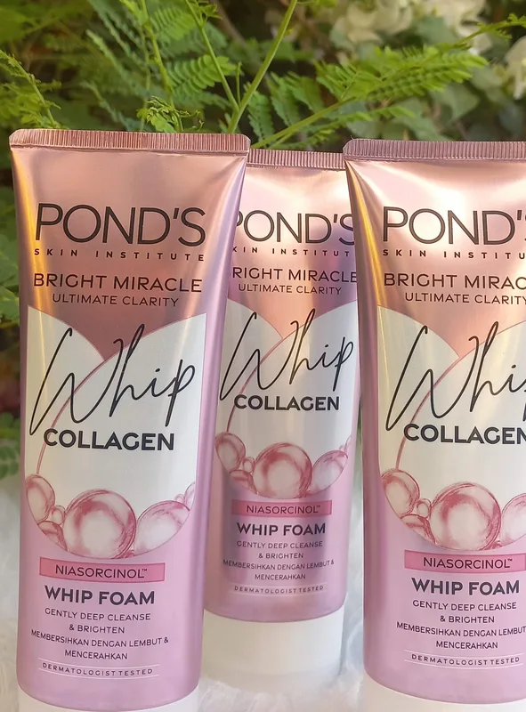 خرید فوم شستشوی صورت پوندز Bright Miracle Whip Collagen - 90 گرم اورجینال تصویر محصول نیدومارکت