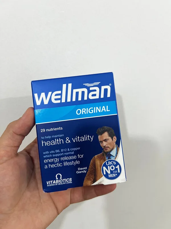 خرید قرص ول من اورجینال ویتابیوتیکس Wellman Original - 30 عددی اورجینال تصویر محصول نیدومارکت