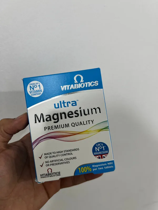 خرید قرص اولترا منیزیم ویتابیوتیکس Ultra Magnesium - 60 عددی اورجینال تصویر محصول نیدومارکت