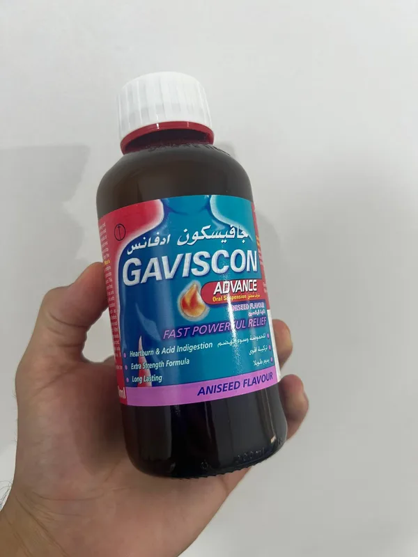 خرید شربت گاویسکون ادونس طعم انیسون Gaviscon Advance - 300 میلی لیتر اورجینال تصویر محصول نیدومارکت