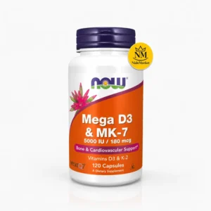مکمل Mega D3 و MK-7 ناو فودز 120 عددی