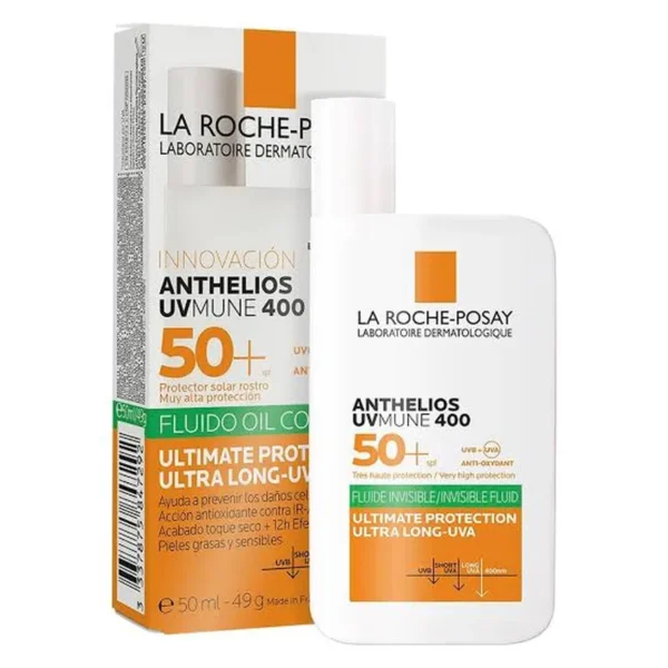 ضدآفتاب اویل کنترل لاروش پوزای UVMune 400 SPF50+ حجم 50 میلی‌لیتر