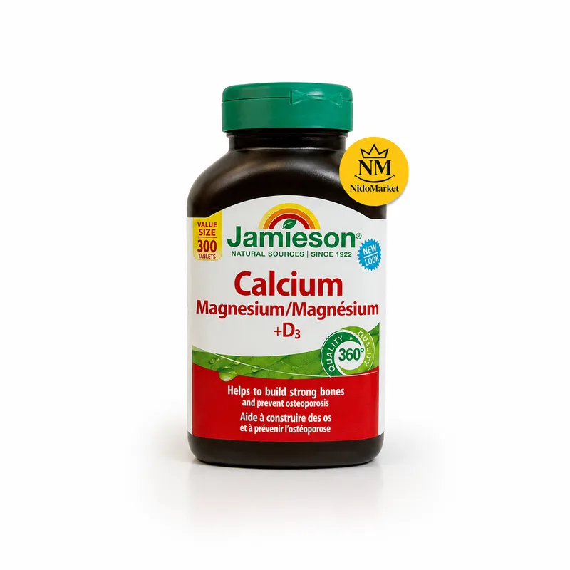 Jamieson Calcium Magnesium D3 500 Caplets اورجینال Jamieson Calcium Magnesium D3 500 Caplets اورجینال نیدومارکت