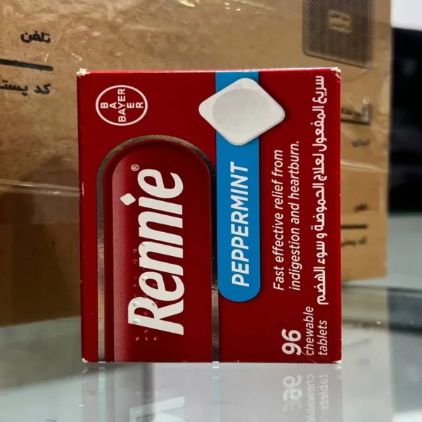 قرص جویدنی رنی مدل Peppermint بسته 96 عددی