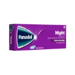 جعبه پانادول نایت بنفش حاوی Paracetamol و Diphenhydramine