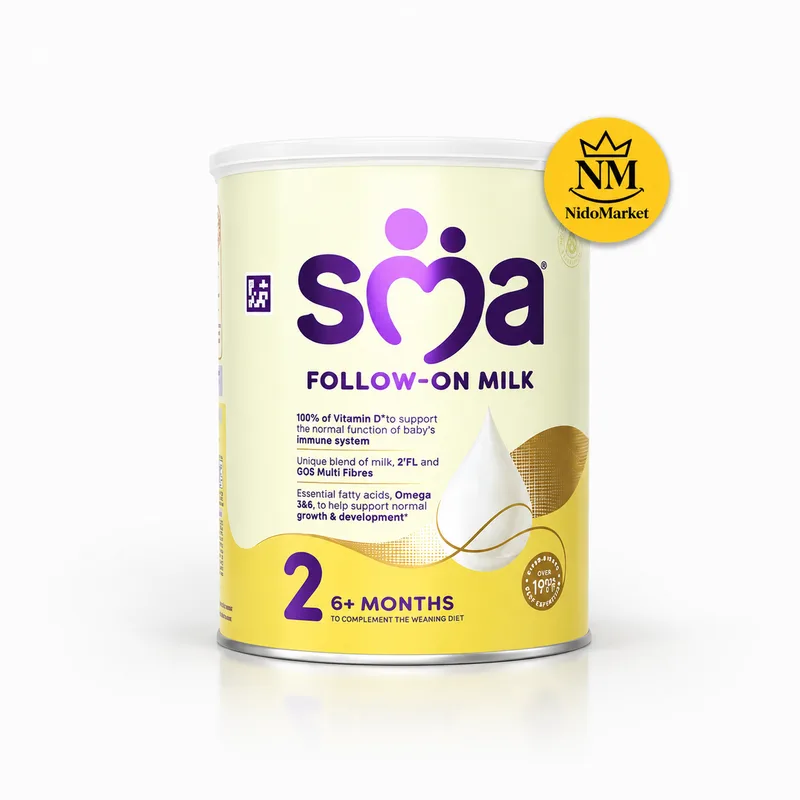 شیر خشک SMA مرحله 2 اورجینال در نیدومارکت شیر خشک SMA Follow-on Milk 2 - 800 گرم - تصویر 1