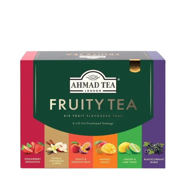 پک چای احمد Fruity Tea Selection بسته 60 عددی