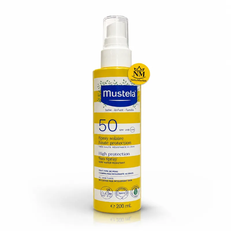 خرید اسپری ضد آفتاب موستلا SPF50 کودک - 200 میلی لیتر اورجینال تصویر محصول نیدومارکت
