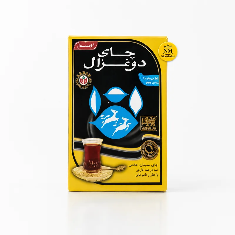 چای دوغزال ارل گری 450 گرم چای دوغزال ارل گری Do Ghazal Tea Earl Grey وزن 450 گرم