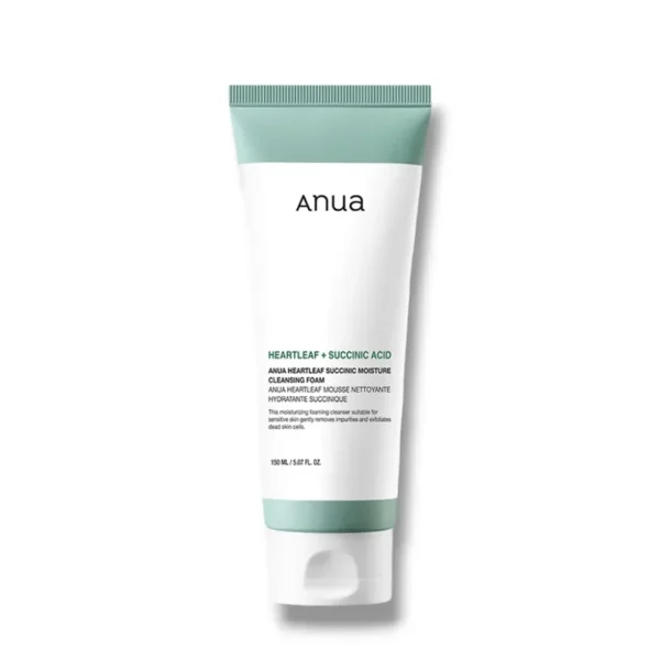 فوم شوینده آنوا Heartleaf Succinic Moisture Cleansing Foam 150 میلی لیتر نیدومارکت