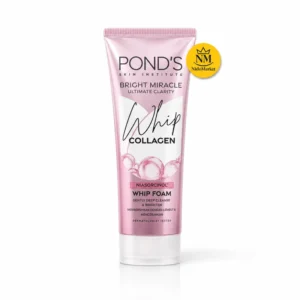 فوم شستشوی صورت پوندز Bright Miracle Whip Collagen 90 گرم نیدومارکت