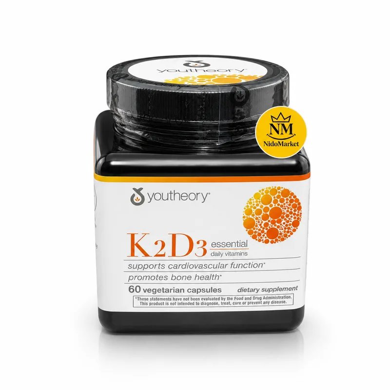 کپسول K2D3 یوتئوری 60 عددی کپسول K2D3 یوتئوری بسته 60 عددی