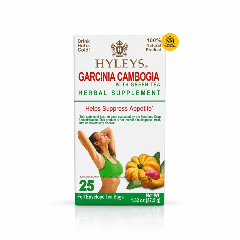 دمنوش Hyleys Garcinia Cambogia Original 25 عدد دمنوش گارسینیا کامبوجیا هایلیزOriginal بسته 25 عددی نیدومارکت