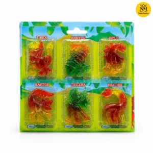 ژله دایناسوری ویدال Dino Jelly مجموعه 6 عددی 66 گرم نیدومارکت