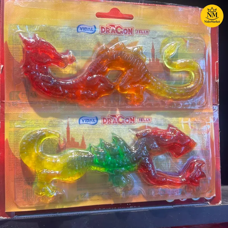 خرید ژله اژدها ویدال Dragon Jelly مجموعه 2 عددی - 66 گرم اورجینال تصویر محصول نیدومارکت