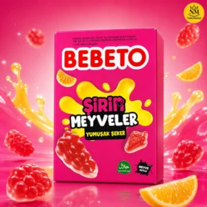 پاستیل میوه‌ای ببتو مدل Şirin Meyveler