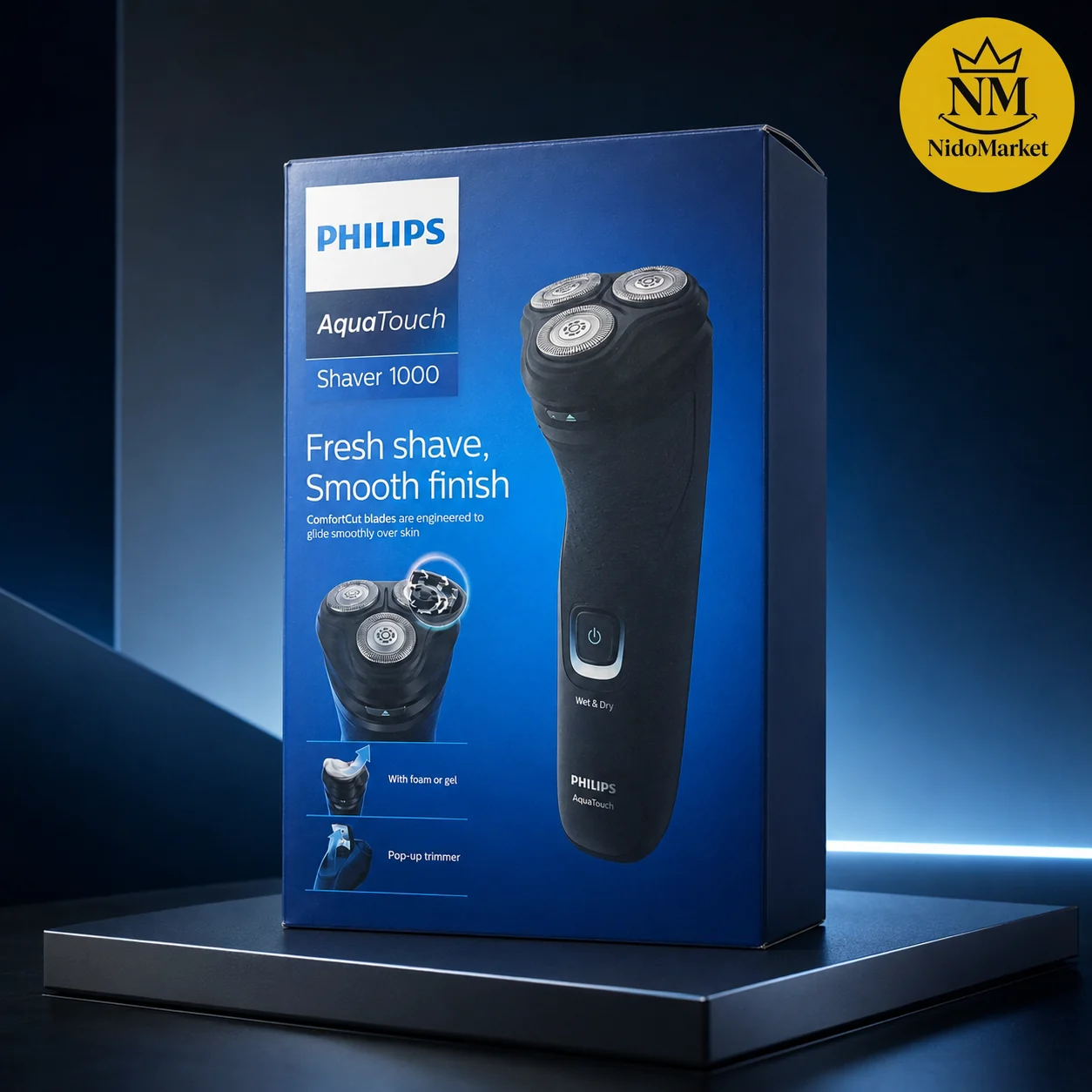 خرید ماشین اصلاح فیلیپس آکواتاچ 1000 AquaTouch Shaver 1000 اورجینال بسته بندی Philips AquaTouch Shaver 1000