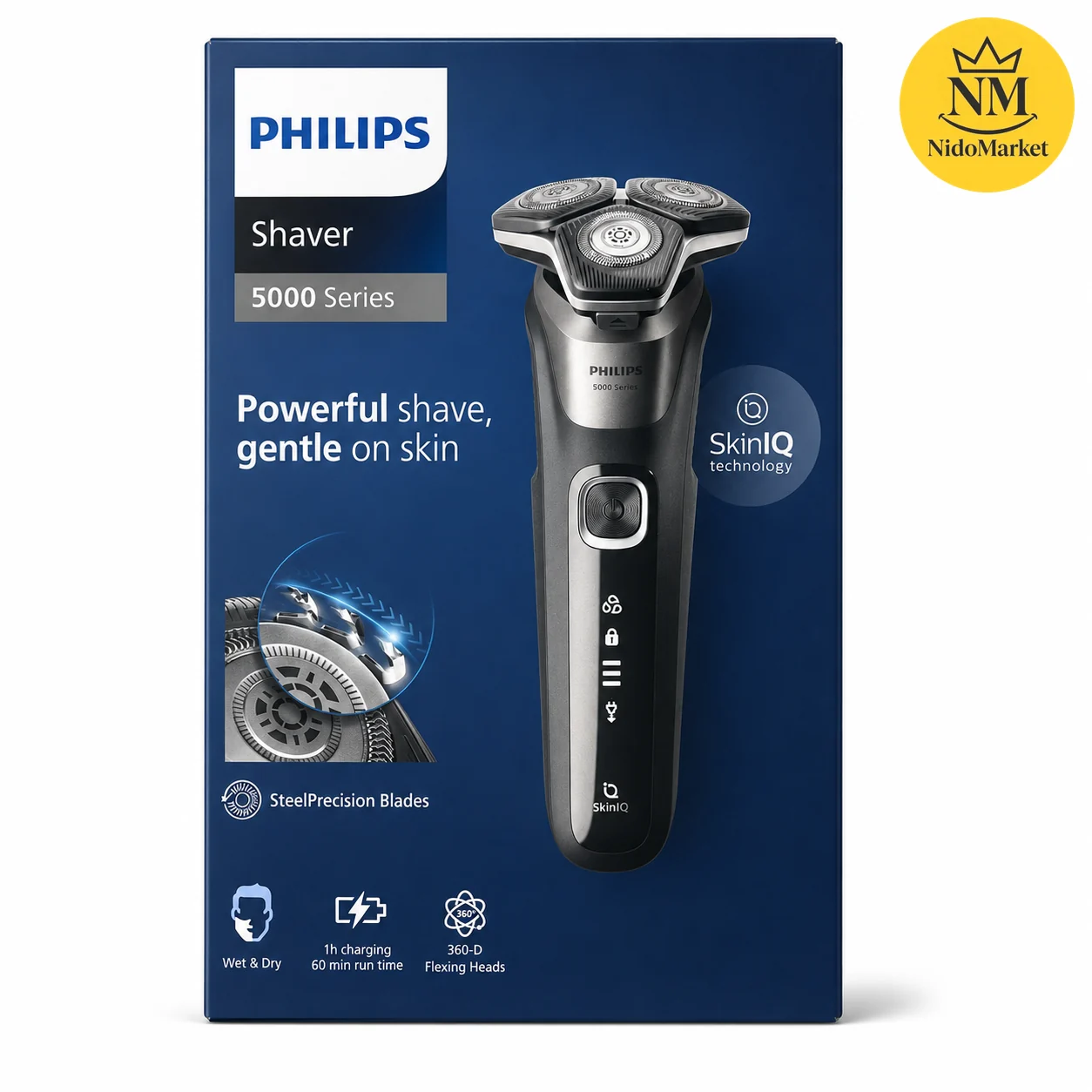 ماشین اصلاح فیلیپس سری 5000 ماشین اصلاح فیلیپس سری 5000 SkinIQ