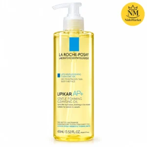 بسته روغن شوینده ملایم لیپیکار ای‌پی‌پلاس لاروش پوزای با طراحی اصلی و مشخصات روی بخش جلویی بسته‌بندی
