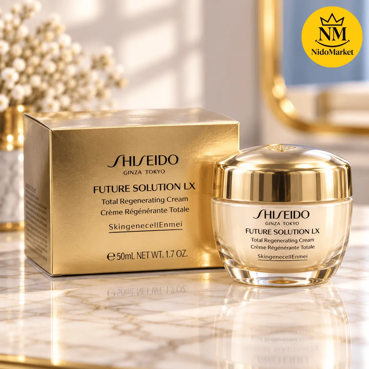 Future Solution LX تصویر کرم شب شیسیدو Future Solution LX Total Regenerating Cream حجم ۵۰ میل