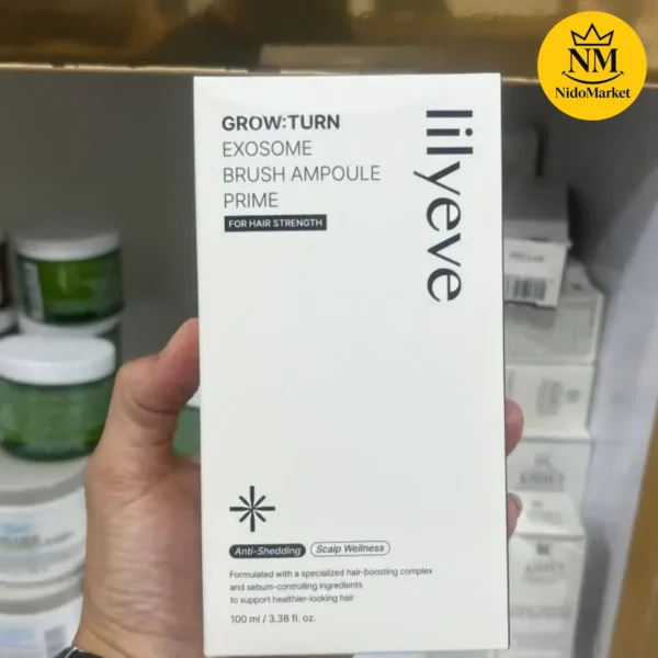 آمپول تقویت مو لیلی‌ایو مدل Grow Turn Exosome Brush Ampoule Prime حجم ۱۰۰ میلی‌لیتر - تصویر 3