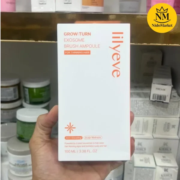 آمپول تقویت مو لیلی‌ایو مدل Grow Turn Exosome Brush Ampoule حجم ۱۰۰ میلی‌لیتر - تصویر 3
