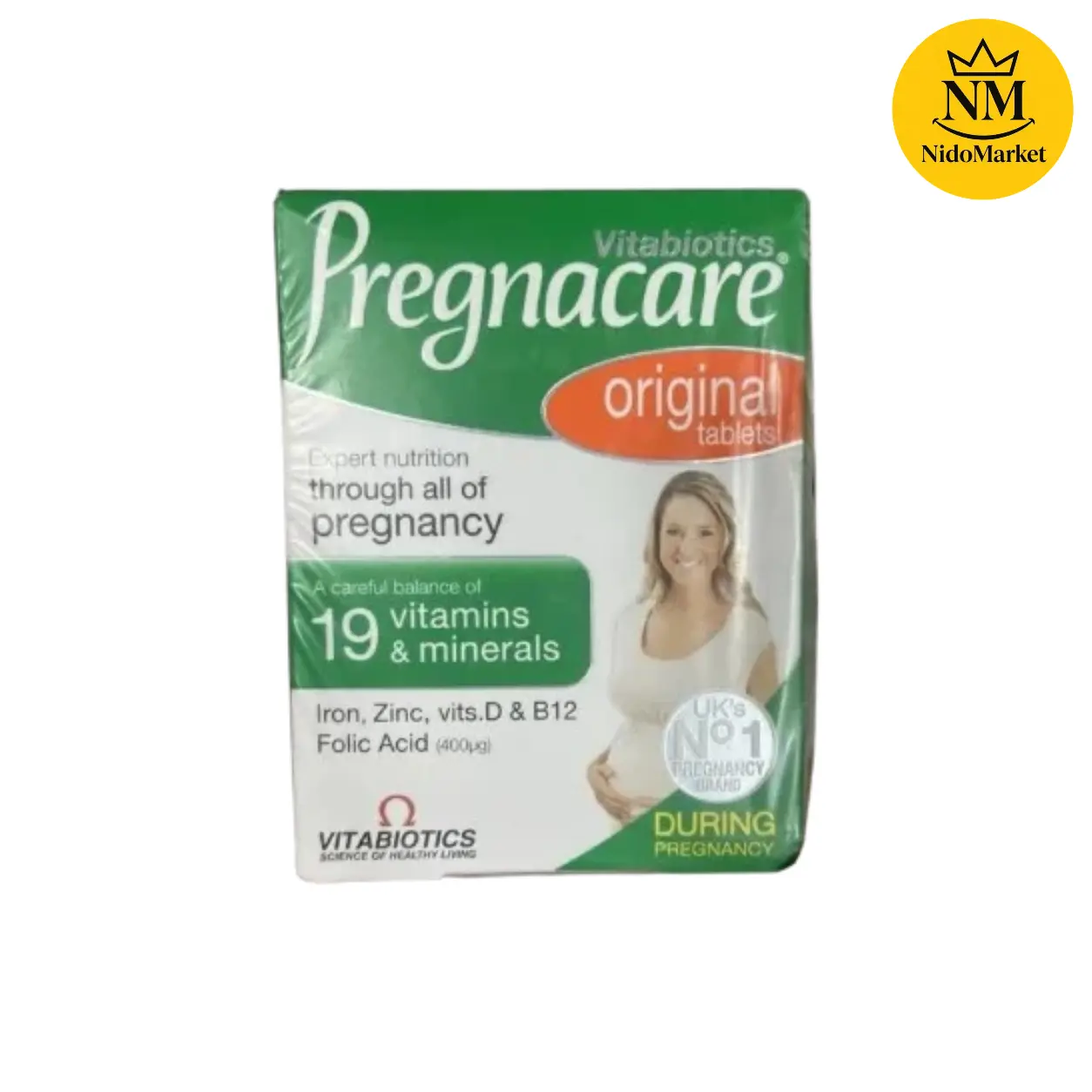 NidoMarket (50) قرص پرگناکر اورجینال ویتابیوتیکس مدل Pregnacare Original - تصویر 1
