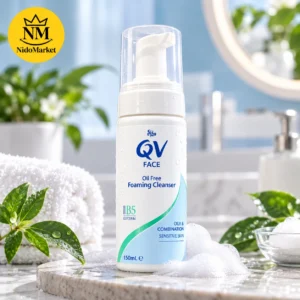 فوم شستشوی صورت کیووی QV مخصوص پوست چرب و مختلط 150 میلی لیتر