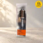 نمای جلوی جعبه برس سشوار حجم‌دهنده شیگلم مدل Blowout Bliss با بسته‌بندی نقره‌ای و برچسب نارنجی