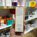 نمای پشت بطری امولسیون روز شیسیدو ویتال پرفکشن 75 میل با اطلاعات محصول و بسته بندی